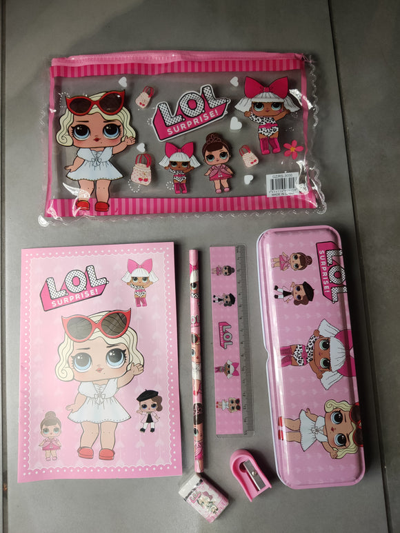 7pc Kids Stationery Set