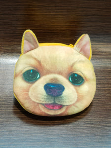 3D Animal face coin purse