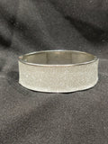 Gold Clamp Contrast Glitter Bangle