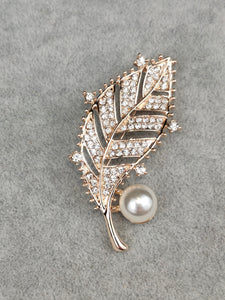 Rose Gold Diamante Brooch