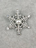 Diamante Pearl Brooch