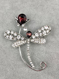 Crystal Diamante Brooch