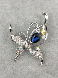 Crystal Diamante Brooch