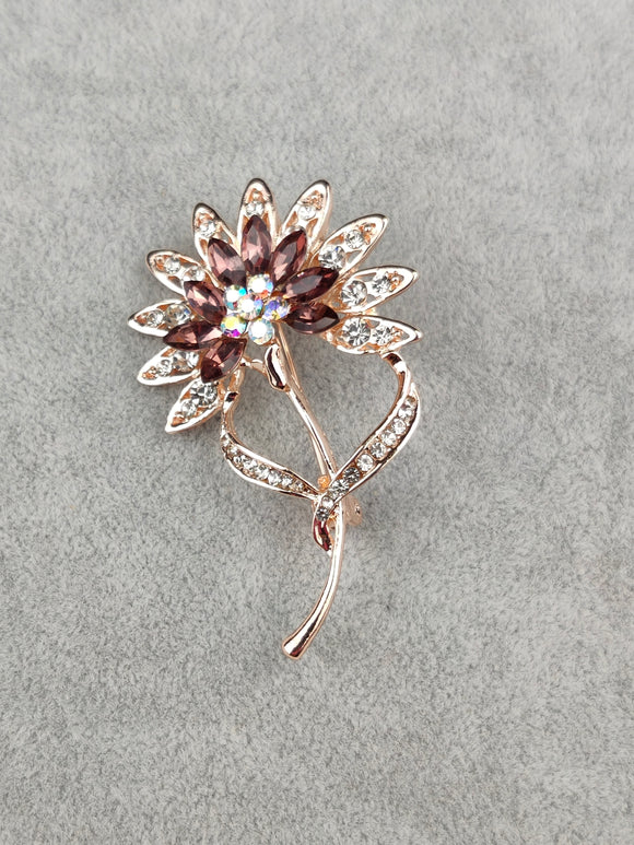 Rose gold Brooch