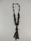 Hand Beaded Long Gemstone Necklace