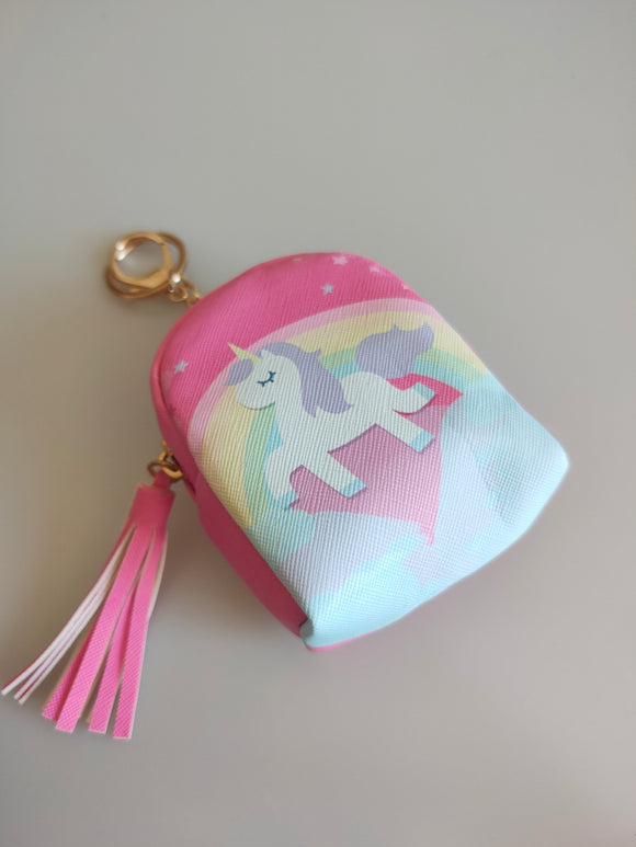 Cute Mini Bag Keychain/keyring/coin purse keyring/Unicorn