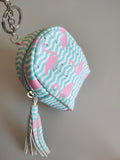 Cute Mini Bag Keychain/keyring/coin purse keyring/Flamingo