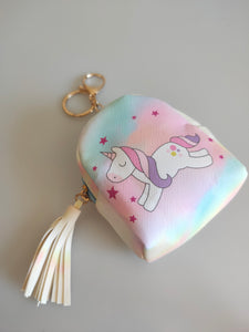 Cute Mini Bag Keychain/keyring/coin purse keyring/Unicorn