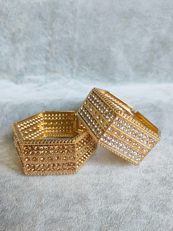 Gold Diamond Bangle (BAB103)