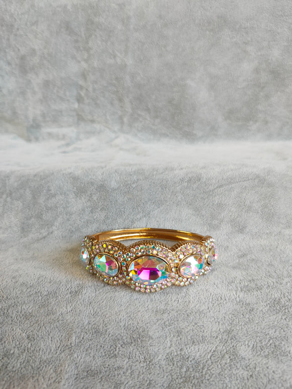 Gold Diamond Bangle (BAB103)