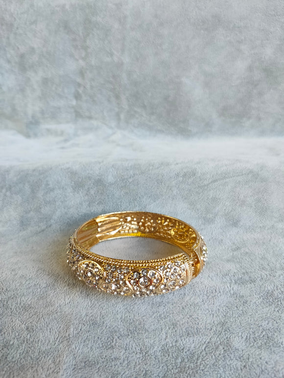 Gold Diamond Bangle (BAB103)