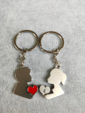 Stainless steel keyring