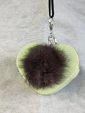 Cute Mini Bag Keychain/keyring/coin purse keyring/Fluffy Heart