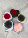 Cute Mini Bag Keychain/keyring/coin purse keyring/Fluffy Heart