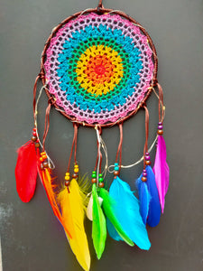 Dream catcher Rainbow with light