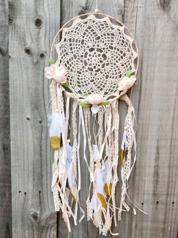 Dream catcher with light