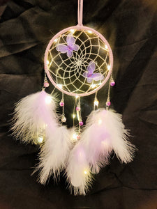 Dream catcher Butterfly with light