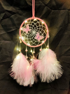 Dream catcher Butterfly with light