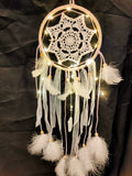 Dream catcher with light