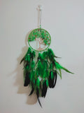 Dream catcher with family tree and light