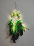 Dream catcher with family tree and light