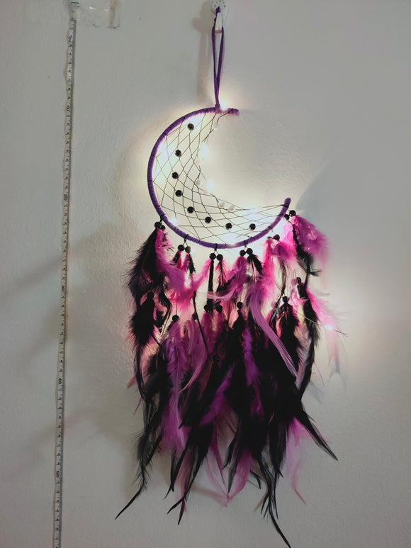 Dream catcher with light