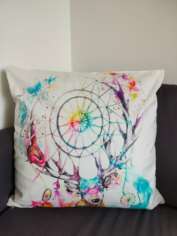 Cushion Cover Dreamcatcher with deer