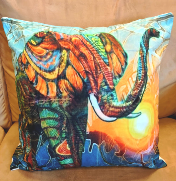 Cushion Cover Elephants