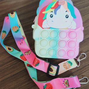 Kids Crossbody Push Bubble Bag