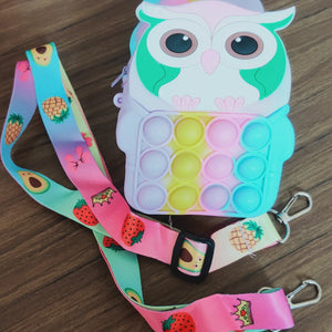 Kids Crossbody Push Bubble Bag