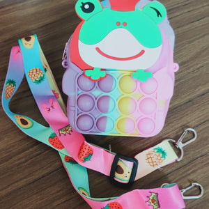 Kids Crossbody Push Bubble Bag