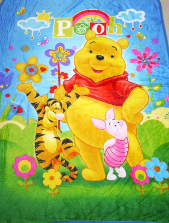 Kid's Blanket Soft Fleece Winnie The Pooh