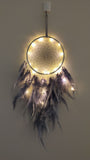 Dream catcher with light