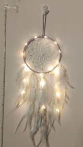 Dream catcher with light