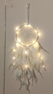 Dream catcher with light