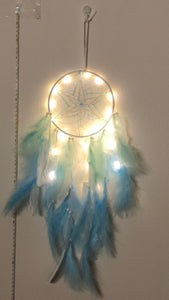 Dream catcher with light