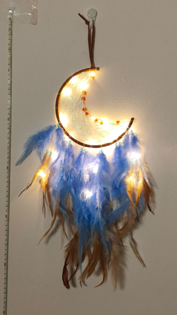 Dream catcher with light