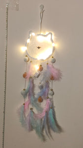 Dream catcher with light