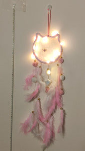 Dream catcher with light