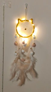 Dream catcher with light